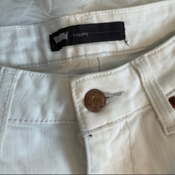 Levi’s White Skinny Legging Jeans - Picture 6 of 10